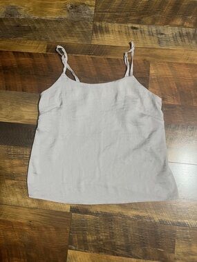 H&M Light Beige Linen Cami Tank Top - Women's (S)